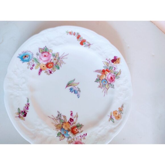 COALPORT SEVRES GROUP PATTERN EMBOSSED Bread & Butter Plates (set of 6)   5 1/2" - Picture 10 of 16